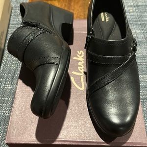 Clarks Genette Arc Black Size 9